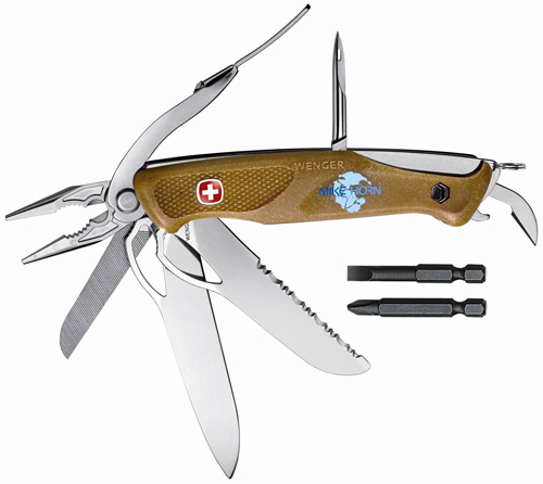 Wenger Mike Horn Ranger.  According to Wenger this is v1.2 of the knife that was released for public sale in 2009.