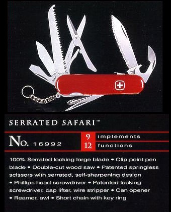 Wenger Safari Serrated version model 16992